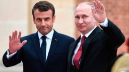 Tổng thống Pháp đón V.Putin ngay trước thềm G7