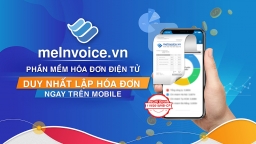 Siêu tiện lợi với hóa đơn điện tử dùng trên điện thoại di động