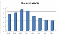 Thu từ DNNN luôn đạt trên 10% tổng thu NSNN