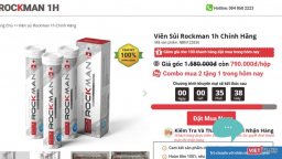 Sản phẩm Rockman bị cấm quảng cáo