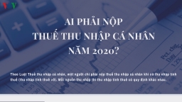 Ai phải nộp thuế thu nhập cá nhân năm 2020?