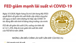 FED giảm mạnh lãi suất vì COVID-19
