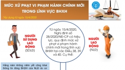 Mức xử phạt vi phạm hành chính mới trong lĩnh vực bảo hiểm xã hội