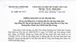 Kiến nghị kiểm điểm lãnh đạo Bắc Giang vì sai phạm tại Công ty Tân Thịnh