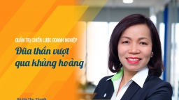 Bà Hà Thu Thanh: 'Quản trị chiến lược doanh nghiệp - Đũa thần vượt qua khủng hoảng'