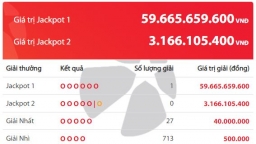 Tấm vé Vietlott vừa trúng gần 60 tỷ đồng phát hàng ở đâu?