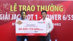 Người đàn ông may mắn trúng Vietlott gần 60 tỷ đồng