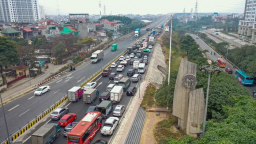 Phạt hơn 1 tỷ đồng đối với 50 phương tiện quá tải qua cầu Thăng Long