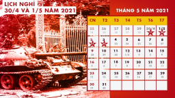 Dịp Lễ 30/4 và 1/5, người lao động được nghỉ mấy ngày?