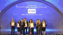SHB tiếp tục được vinh danh Top 50 doanh nghiệp tăng trưởng xuất sắc nhất Việt Nam