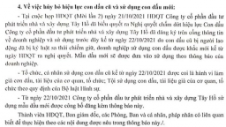 Bị miễn nhiệm, cựu Tổng giám đốc Công ty Tây Hồ vẫn giữ con dấu Công ty