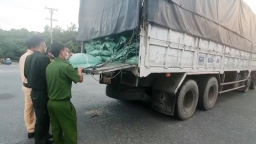 An Giang: Bắt 2 xe tải vận chuyển 42 tấn hạt cà phê không rõ nguồn gốc