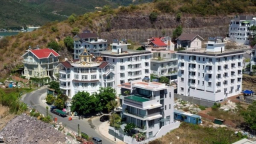 Tiến hành cưỡng chế các biệt thự xây sai phép tại dự án Ocean View Nha Trang