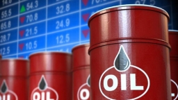 Giá dầu Brent giảm mạnh gần 7% do nguồn cầu giảm