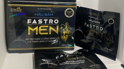 Thực phẩm Hàu sâm Fastro MEN chứa chất cấm