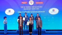 MIKGroup - Top 10 thương hiệu mạnh ngành bất động sản 2022