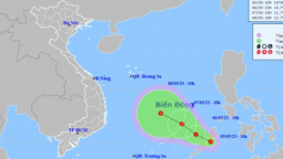 Xuất hiện áp thấp nhiệt đới gần biển Đông