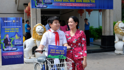 “Quỹ xe đạp chở ước mơ” tiếp bước tới trường cho các em học sinh tỉnh Đồng Tháp