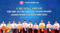 Nghệ - Tĩnh tôn vinh các doanh nghiệp, doanh nhân tiêu biểu năm 2023