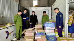 Thái Nguyên: Phát hiện 520kg chân gà đông lạnh nhập lậu
