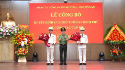 Bộ Công an có thêm 2 Thứ trưởng