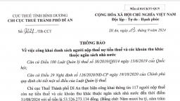 Thành phố Dĩ An có 176 người nợ thuế hơn 83,4 tỷ đồng