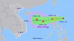 Xuất hiện áp thấp nhiệt đới gần Biển Đông