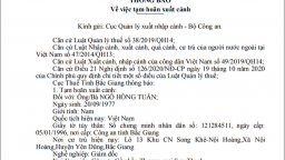 Giám đốc Công ty CP Thương mại Sơn Thạch bị hoãn xuất cảnh