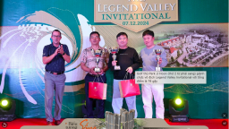 Sự kiện golf Legend Valley Invitational - quảng bá du lịch golf tại tỉnh Hà Nam