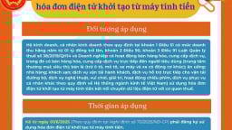Những lưu ý cho hộ, cá nhân kinh doanh khi sử dụng hóa đơn điện tử khởi tạo từ máy tính tiền