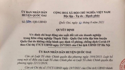 Quốc Oai, Hà Nội: 21 doanh nghiệp bị đình chỉ vì vi phạm quy định phòng dịch Covid-19