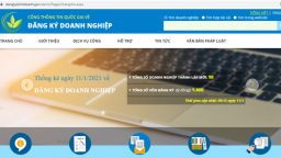 Doanh nghiệp đăng ký thành lập qua mạng chỉ được cấp 1 tài khoản duy nhất