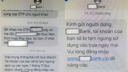 Bộ Công an cảnh báo thủ đoạn nhắn tin mạo danh ngân hàng