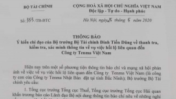 Bộ trưởng Tài chính yêu cầu làm rõ nghi vấn vụ hối lộ 25 triệu Yên ở Bắc Ninh