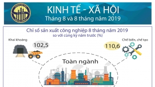 Những con số bạn nên biết về tình hình kinh tế Việt Nam 8 tháng đầu năm 2019