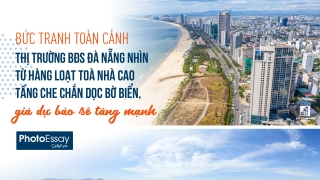 Bức tranh toàn cảnh thị trường BĐS Đà Nẵng nhìn từ hàng loạt toà nhà cao tầng che chắn dọc bờ biển