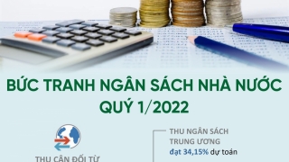 Bức tranh ngân sách nhà nước Quý 1/2022