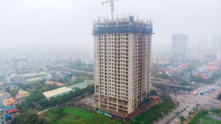 Cận cảnh dự án chung cư của Tincom Group bỏ hoang ở Hà Nội