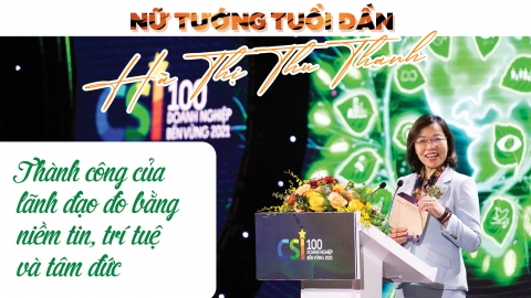 Nữ tướng tuổi Dần Hà Thị Thu Thanh: Thành công của lãnh đạo đo bằng niềm tin, trí tuệ và tâm đức