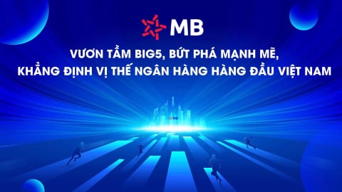 Vươn tầm Big5, gần 99% giao dịch MB thực hiện qua kênh số