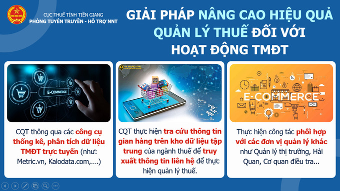 Tiền Giang khuyến nghị các tổ chức, cá nhân kinh doanh TMĐT bằng hình thức livestream bán hàng nộp thuế