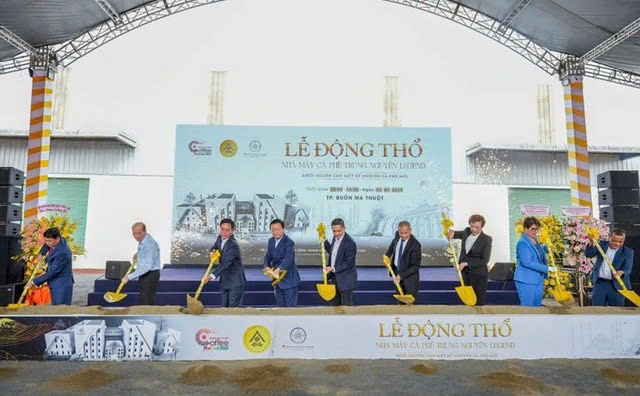 Trung Nguyên khởi công nhà máy cà phê quy mô lớn nhất Đông Nam Á