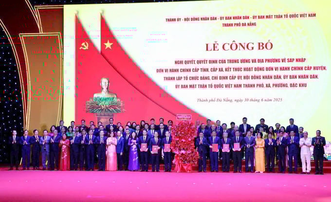 Đà Nẵng công bố các Nghị quyết, Quyết định về sáp nhập đơn vị hành chính