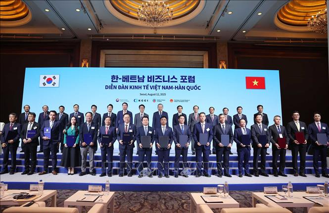Việt Nam - Hàn Quốc ký kết hàng loạt thỏa thuận hợp tác trong lĩnh vực tài chính, ngân hàng, năng lượng