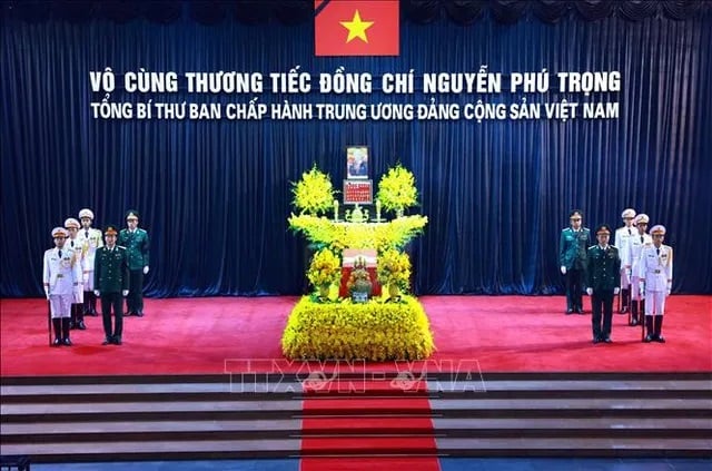 Lễ viếng Tổng bí thư Nguyễn Phú Trọng