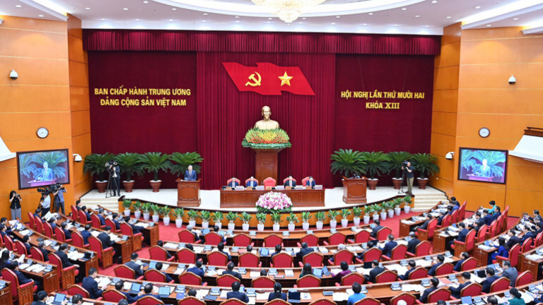 Bế mạc Hội nghị Ban Chấp hành Trung ương lần thứ 12 khóa XIII