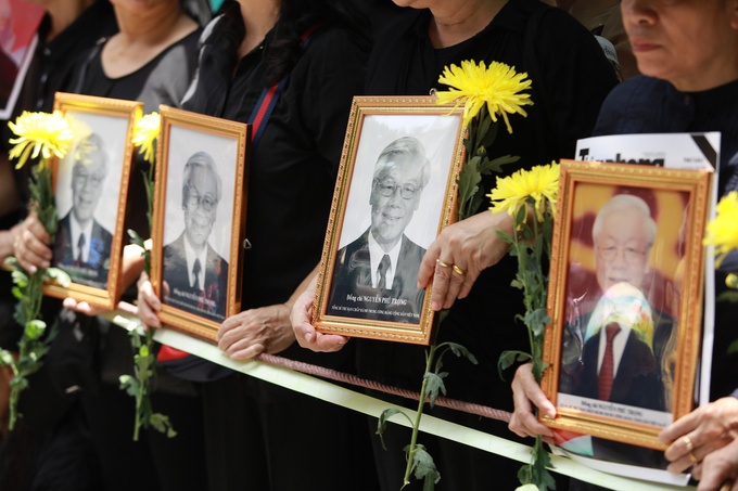 Chùm ảnh lễ tang Tổng bí thư Nguyễn Phú Trọng