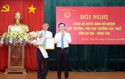 Điều động, bổ nhiệm ông Nguyễn Nam Bình làm Cục trưởng Cục Thuế Bà Rịa - Vũng Tàu