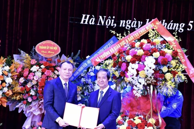 PGS.TS Nguyễn Đức Sơn được bổ nhiệm làm hiệu trưởng Trường ĐH Sư phạm Hà Nội