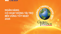 SHB liên tiếp được vinh danh Ngân hàng Việt Nam có hoạt động Tài trợ Bền vững tốt nhất